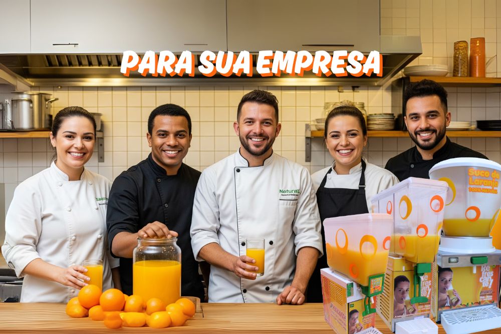 suco de laranja natural para empresa suco pessatte